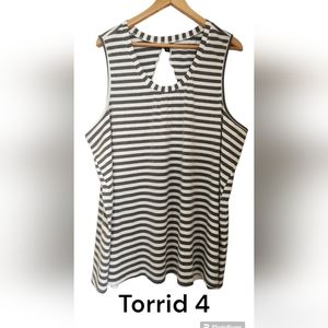 Torrid Mesh Back Tank Top. Size 4